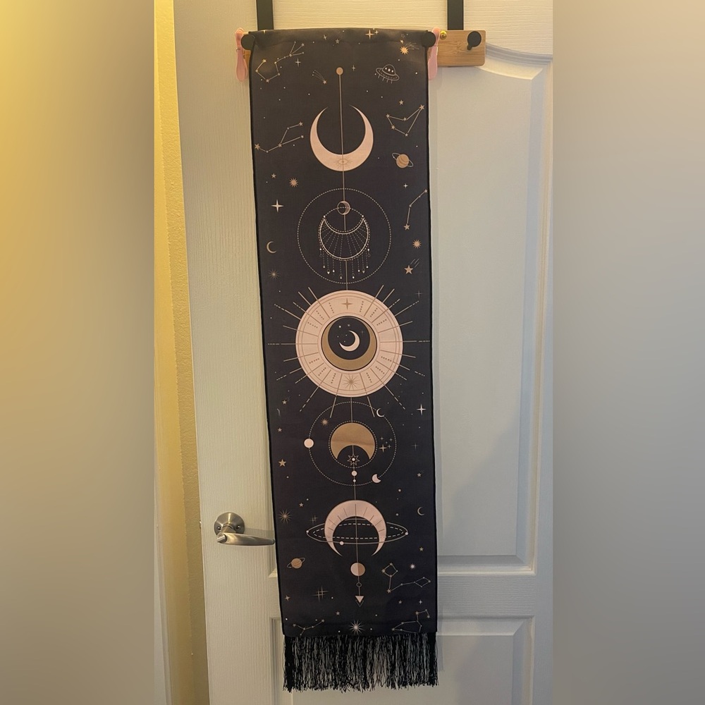 Bohemian Moon Phase Tapestry